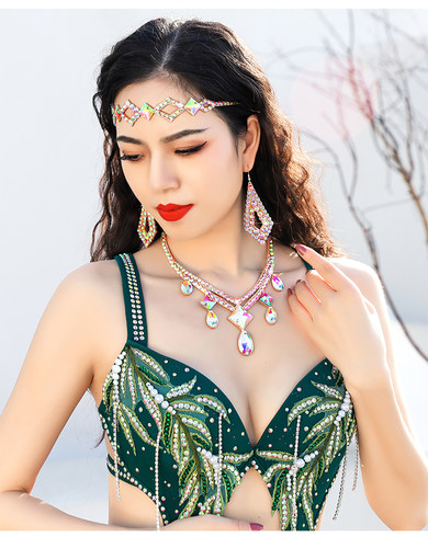 倾城之舞肚皮舞服演出额饰比赛表演额头链东方舞classic眉心饰品 - 图2