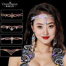 Chengcheng dance belly dance performance Forehead Decoration Competition Performance Forehead Chain Oriental Dance Classic Brow Accessories 012