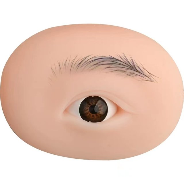 Three-dimensional eyebrow and eye silicone practice skin tattoo embroidery for beginners