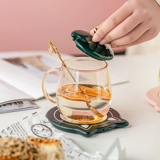 Стеклянный умный кофейный стакан для офиса, комплект, поддерживает постоянную температуру