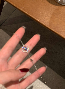 蓝色宇宙星球高级感手链