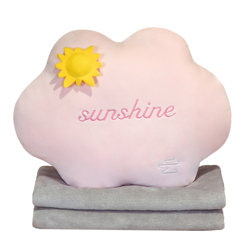 抱枕被子两用枕头女生睡觉车载车内靠枕二L合一毯子办公室午睡靠,淘宝优惠券,粉丝福利购,淘宝优惠卷