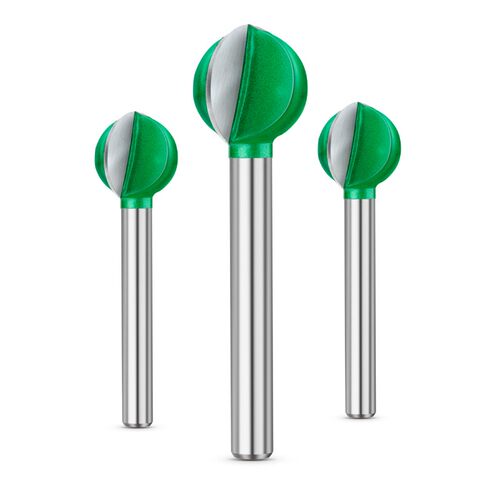 丸球刀雕刻球刀木雕根雕刀头刀电动雕刻刀木工根雕工具直柄打磨头 - 图3