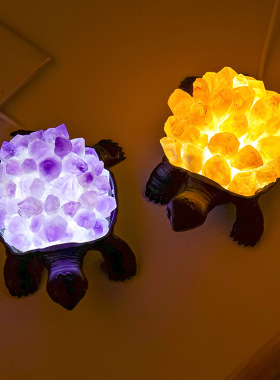 跨境热销天然水晶原石乌龟摆件DIY创意长寿龟家居装饰工艺品摆件