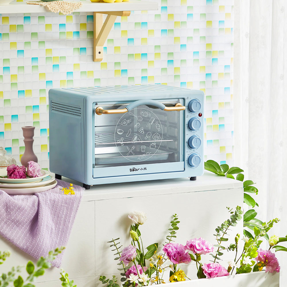 小熊家用迷你小型小烤全自动电烤箱 小熊珺晗电烤箱