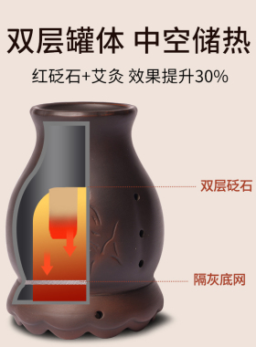 【红砭石艾灸】火龙罐，灸效更佳