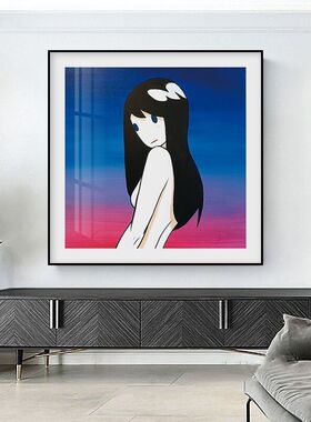 天野健版画潮流艺术家TakeruAmanoVenus客厅装饰画抽象女孩壁画