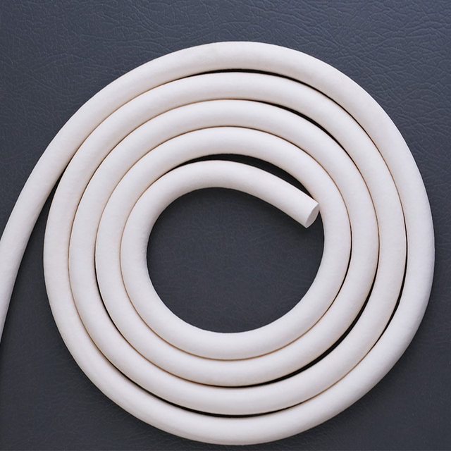 Silicone foamed round strips Soft Solid High temperature resistant anti-slip anti-freeze silicone strip sealing strips Silicone rubber sponge strips