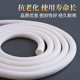 Silicone foamed round strips Soft Solid High temperature resistant anti-slip anti-freeze silicone strip sealing strips Silicone rubber sponge strips