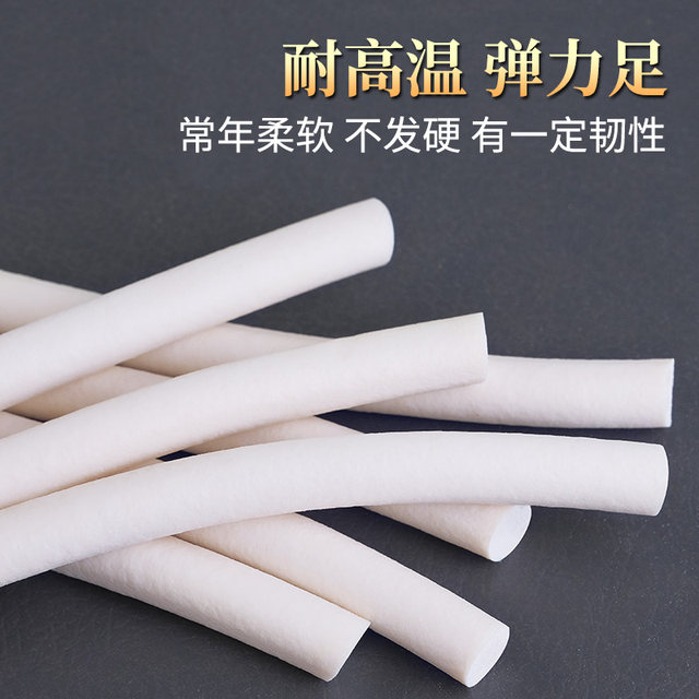 Silicone foamed round strips Soft Solid High temperature resistant anti-slip anti-freeze silicone strip sealing strips Silicone rubber sponge strips