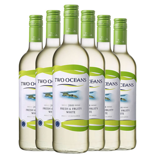 南非双洋清爽果香干白葡萄酒TWO OCEANS整箱进口红酒6支装750ml - 图3