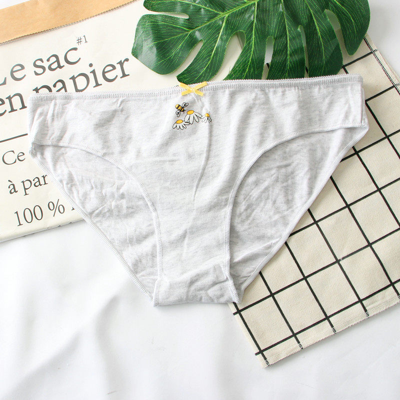 外贸出口意大利女士低腰三角裤印花少女高开叉大码胖MM纯棉春夏季,淘宝优惠券,粉丝福利购,淘宝优惠卷