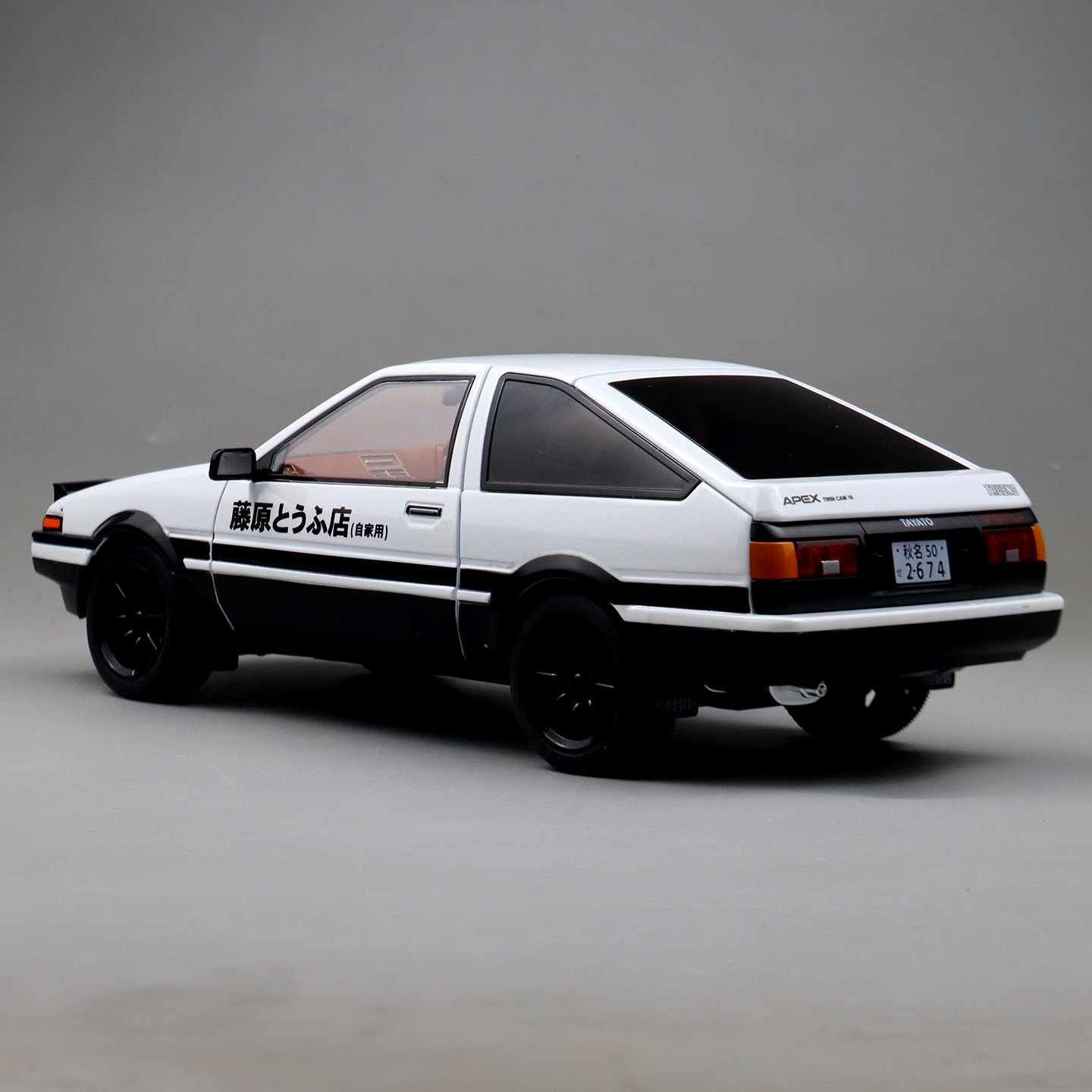 藤原拓海1:18丰田AE86合金汽车模型仿真豆腐店场景收藏车模玩具,淘宝优惠券,粉丝福利购,淘宝优惠卷