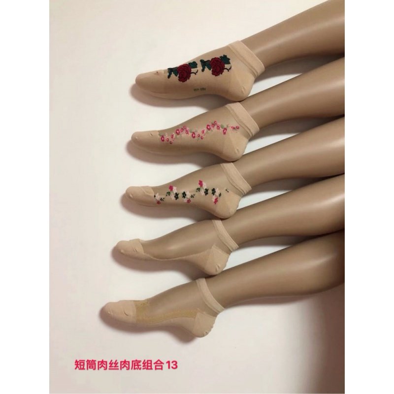 棉底女士短2023超薄水晶玻璃丝丝袜 别样娇短袜