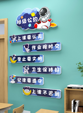 【图书角布置装饰】班级文化墙贴