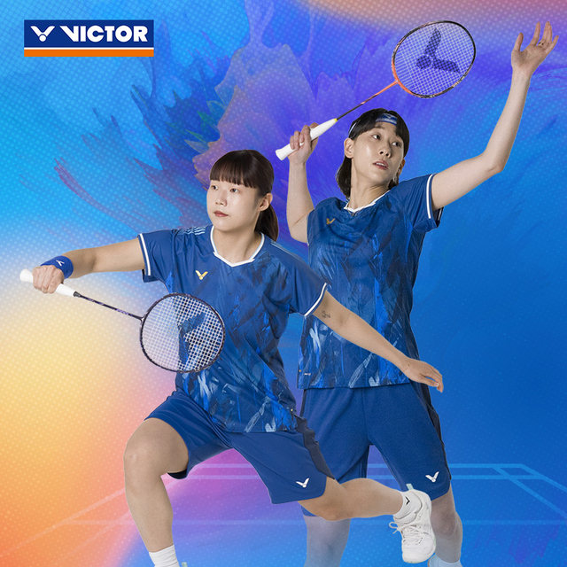 VICTOR victory Victor badminton uniform signed player competition uniform T-shirt short-sleeved T-55000 T-56000