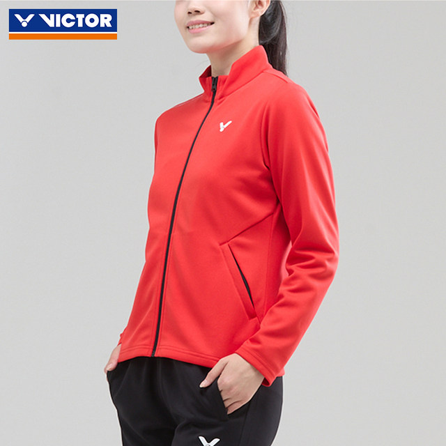 VICTOR Victory Victor Badminton Wear Men's and Women's Training Series Knitted Sports Casual Jacket J-55614