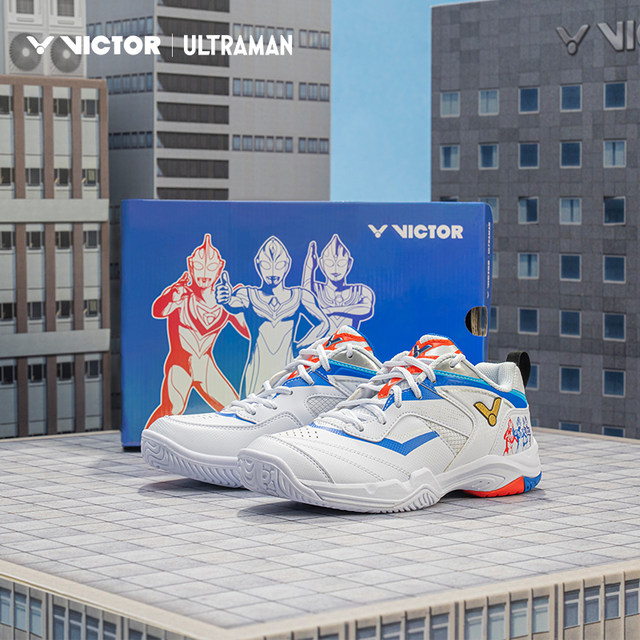 Victor Victory Badminton Shoes Ultraman Famous Professional Men's and Women's Anti-Slip Sports Badminton Shoes P-UTM