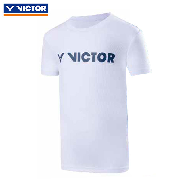 VICTOR Victory Badminton Suit 2024 New Victor Knitted Breathable Fashion Sports Short Sleeve T-40050
