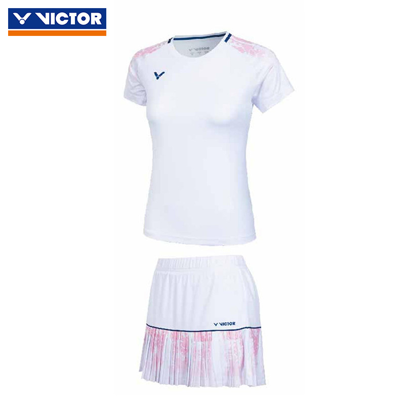 2026新品VICTOR胜利威克多羽毛球服女款运动套装T恤短裙TK-61024,淘宝优惠券,粉丝福利购,淘宝优惠卷
