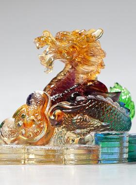 琉璃十二生肖摆件全套12生肖鼠牛虎兔龙蛇马羊猴鸡狗猪工艺品礼品