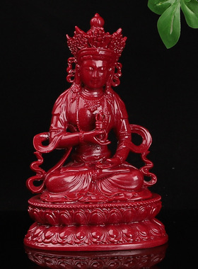 紫金砂客厅玄关居家装饰品卧室乔迁送礼工艺饰品桌面精美佛像摆件