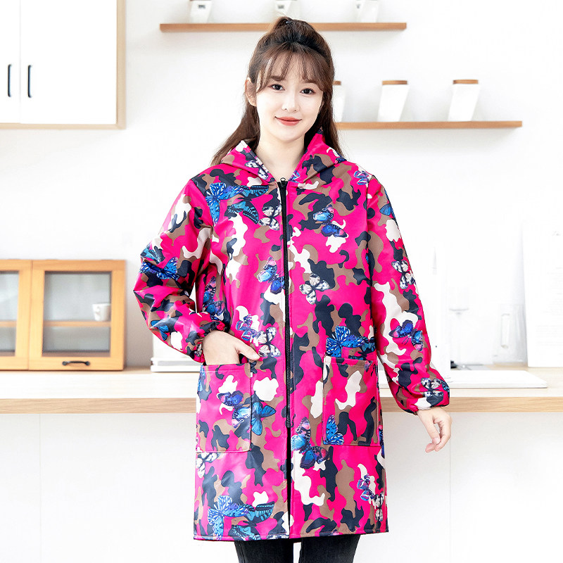 加绒加厚女围裙新款罩衣大人家用厨房防水防油外套保暖工作服冬季,淘宝优惠券,粉丝福利购,淘宝优惠卷