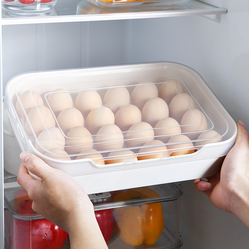 冰箱用鸡蛋收纳盒装放蛋托保鲜盒子专用食品级2025新款塑料筐神器,淘宝优惠券,粉丝福利购,淘宝优惠卷