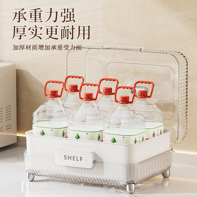 碗筷收纳盒密封防潮碗架碗柜箱沥水碗盘架厨房用品大全装餐具神器 - 图3