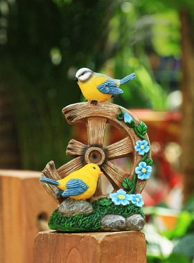 花园庭院布置树脂装饰摆件