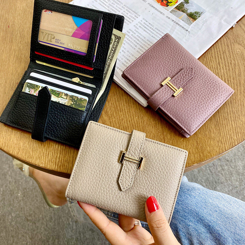 欧美新款2020女短款小巧超薄钱包 莹婉钱包