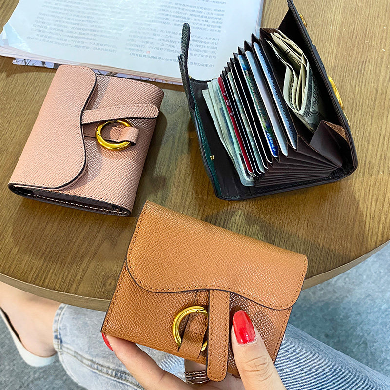 搭扣信用卡夹多卡位卡片包 莹婉卡包