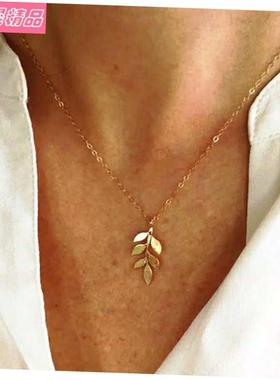 alloy multilayer necklace hip-hop girl clavicle chain choker