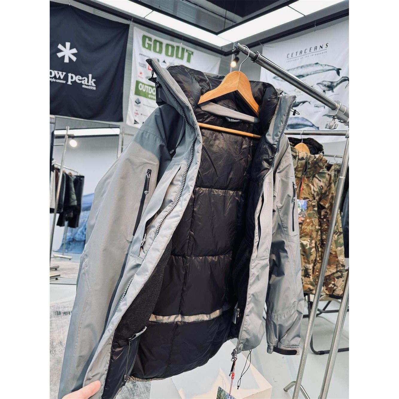 Ander Jurnal 户外滑雪羽绒服男全天候防风全压胶硬壳级外套男女,淘宝优惠券,粉丝福利购,淘宝优惠卷