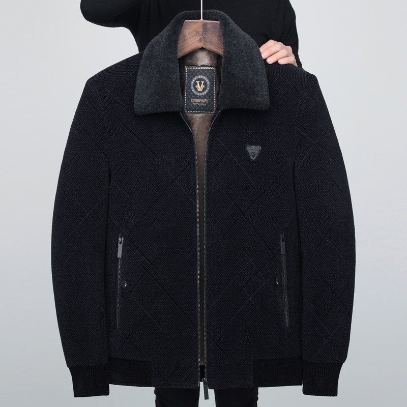 皮尔卡丹男士棉衣外套秋冬款加绒加厚棉袄抗寒保暖中老年爸爸棉服,淘宝优惠券,粉丝福利购,淘宝优惠卷