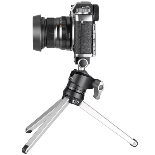 徕图Leofoto MT-01+LH-25 6061铝合金桌面迷你高承重桌面三脚架 - 图3