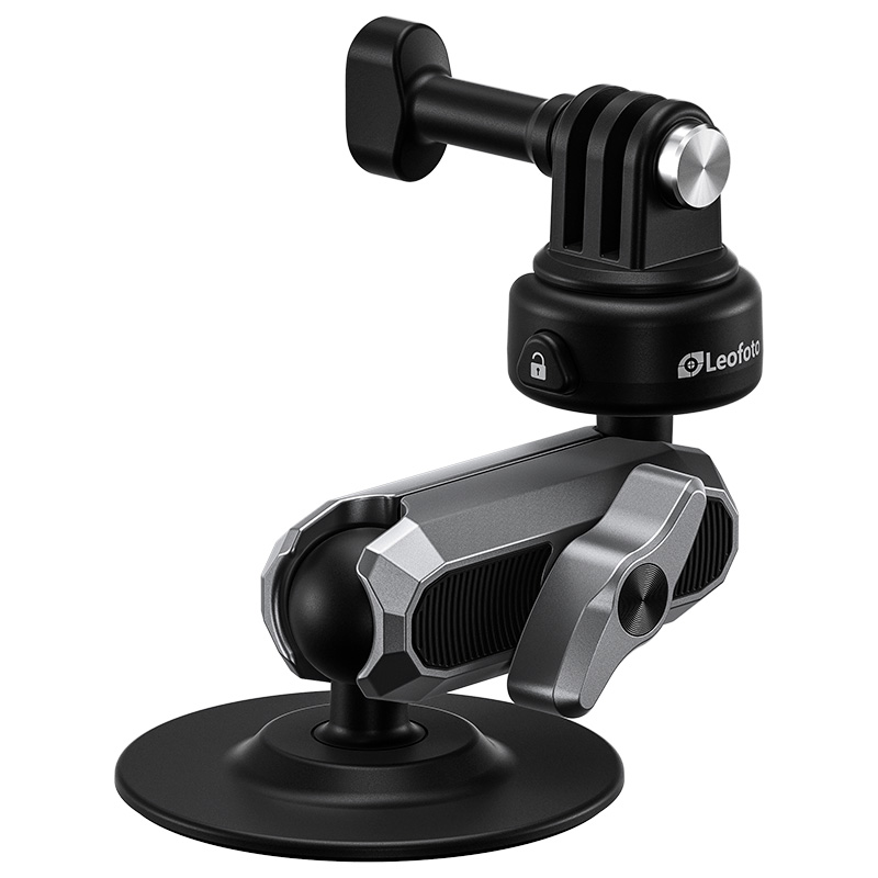 leofoto徕图运动相机粘贴支架适用gopro13大疆Action5pro配件insta360X4全景配件车载手机摩托车支架微单支架 - 图3