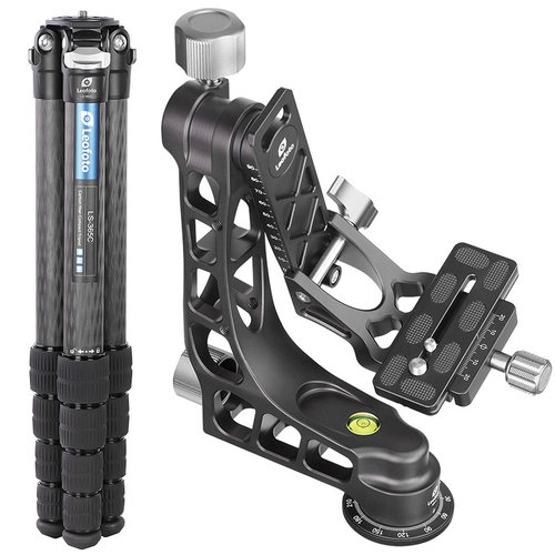 徕图Leofoto LS-365C+PG-1 悬臂云台便携三脚架套装户外摄影摄像打鸟长焦 - 图3