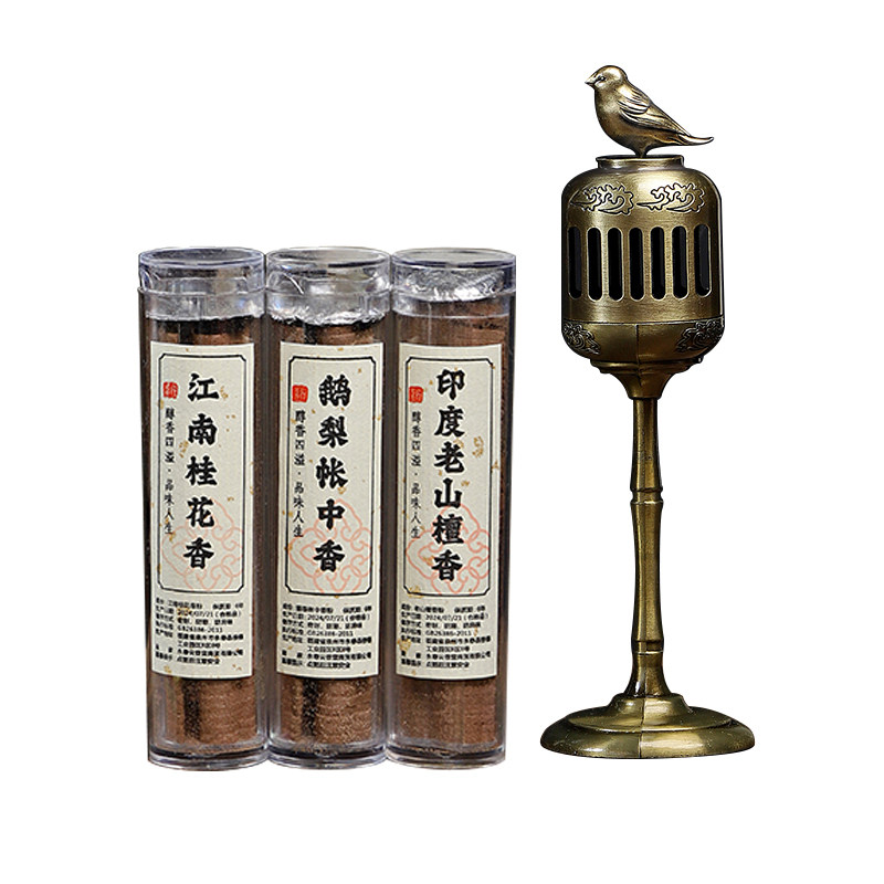 金鹊宫灯炉合金创意复古香薰炉小祥云檀香炉香道摆件无粘粉香熏炉,淘宝优惠券,粉丝福利购,淘宝优惠卷