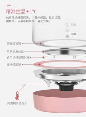 鲁茜恒温调奶器玻璃索冠亲