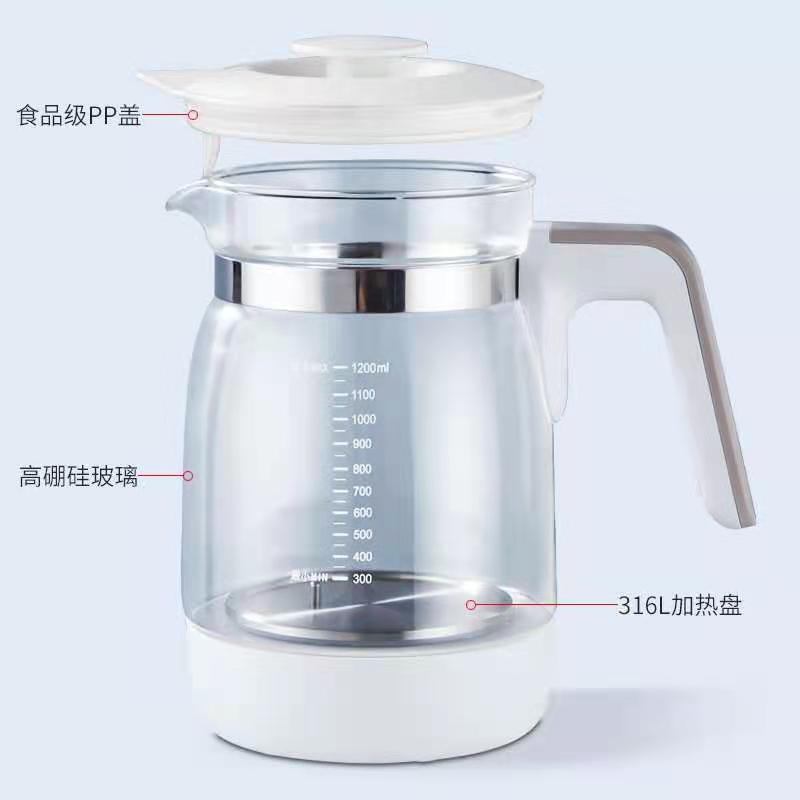 小白熊恒温调奶器玻璃壶 HL-0856 HL-0857HL0916底座水壶原装配件 - 图1