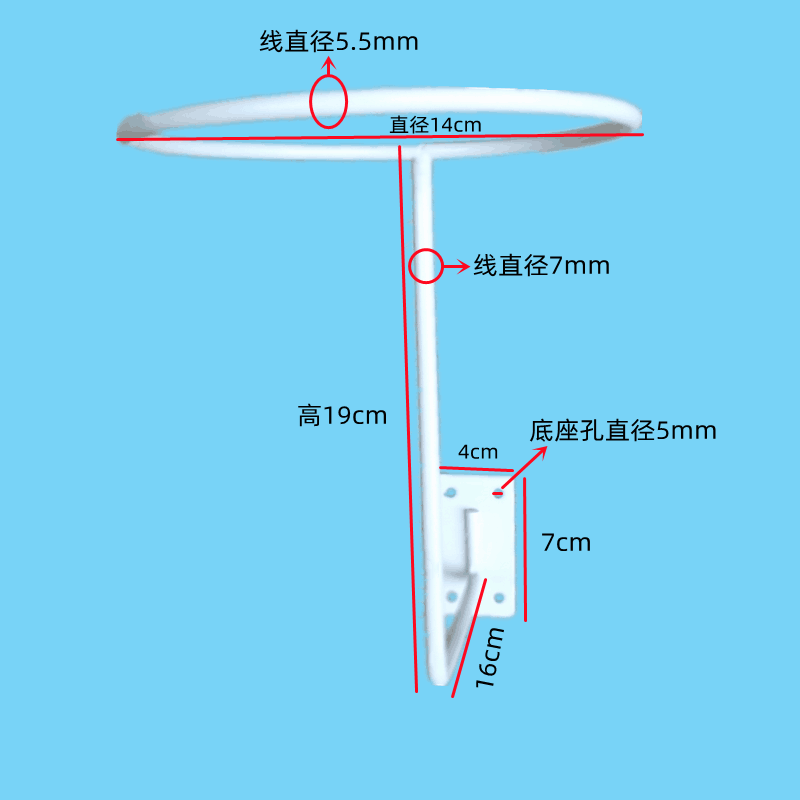 头盔架展示架摩托车电动自行车安全帽卡方管上墙钉木板帽子假发架 - 图0