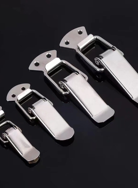 不锈钢弹簧箱扣搭扣挂锁锁扣鸭嘴扣工具箱卡扣卡锁航空箱配件