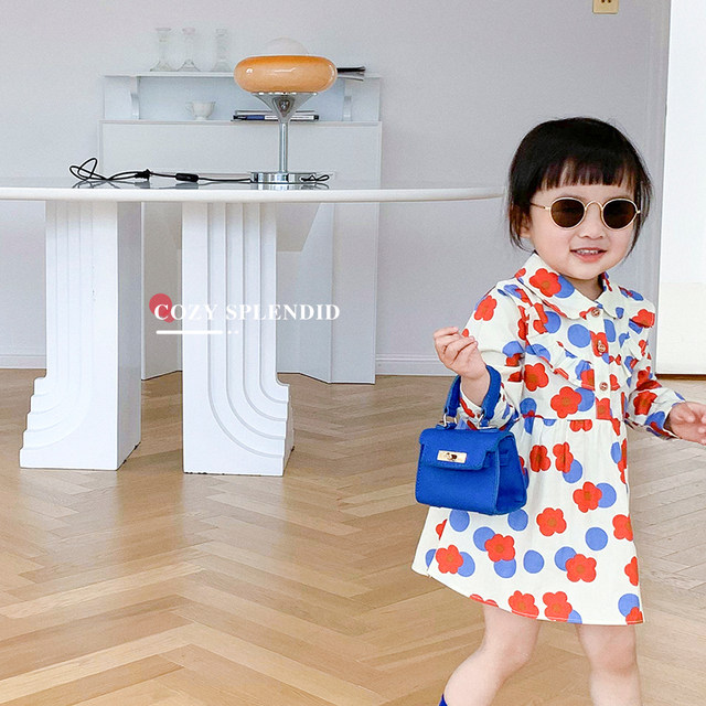 Baby girl's stylish floral dress