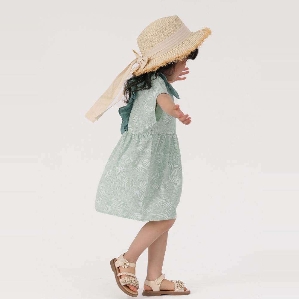 cutebunny2024夏装新款女宝宝纯棉娃娃领连衣裙儿童时髦公主裙子,淘宝优惠券,粉丝福利购,淘宝优惠卷