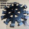Lawn mower ditching wheel garden micro tillage ditching open wheel