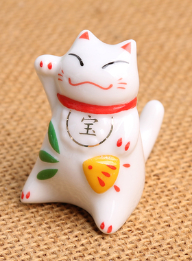 陶瓷招财日式客厅车载创意可爱