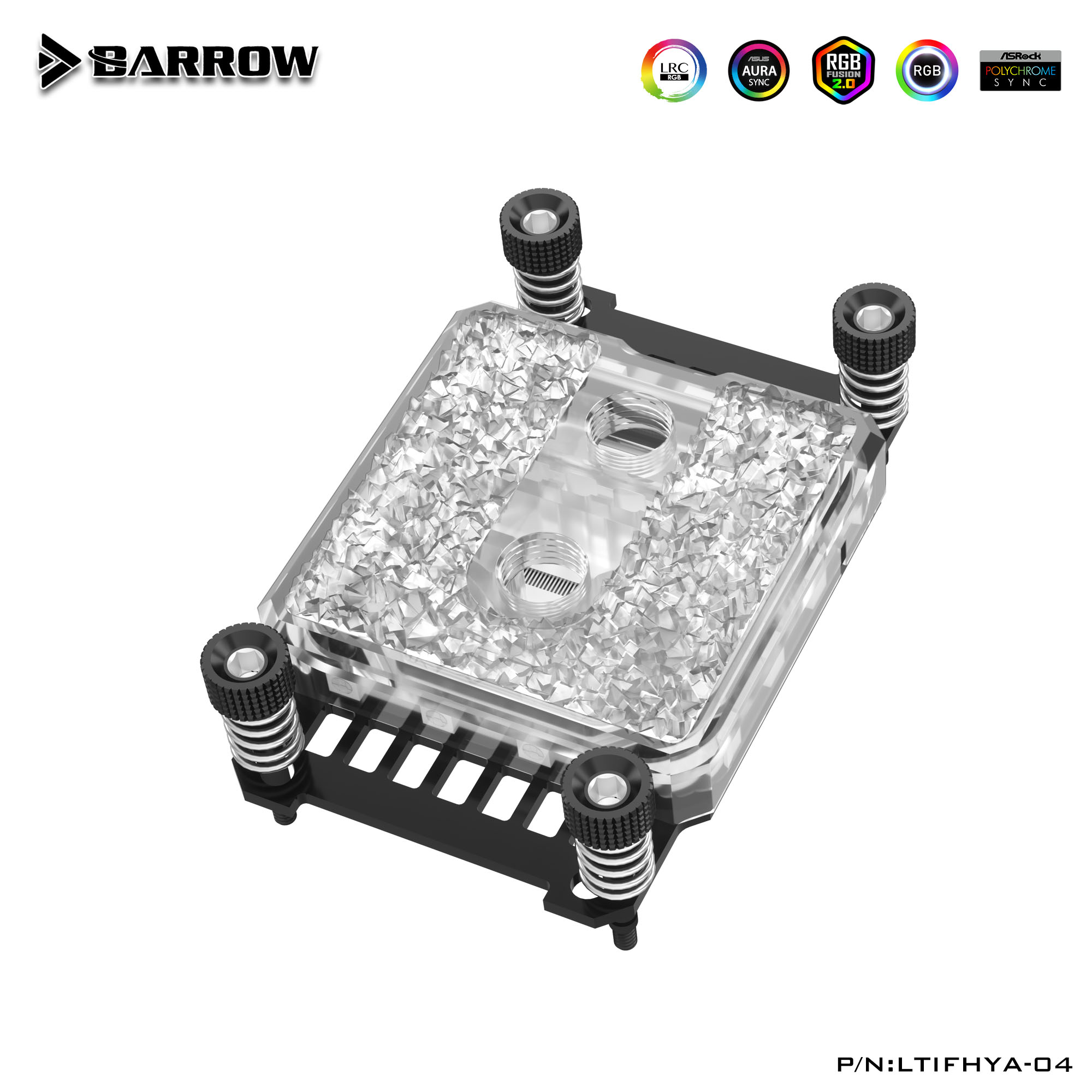 Barrow AMD4 AM5平台 喷射型微水道 冰凌系列CPU水冷头 LTIFHA-04 - 图2