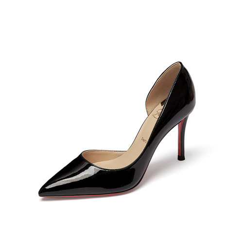 royeer viuoar 2025新款侧空CL尖头高跟鞋女宴会名媛红底细跟单鞋 - 图3