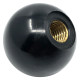Iron core electromechanical ball handle ball gear lever operation rod round iron core thread shift hand rod accessories drilling machine rocker